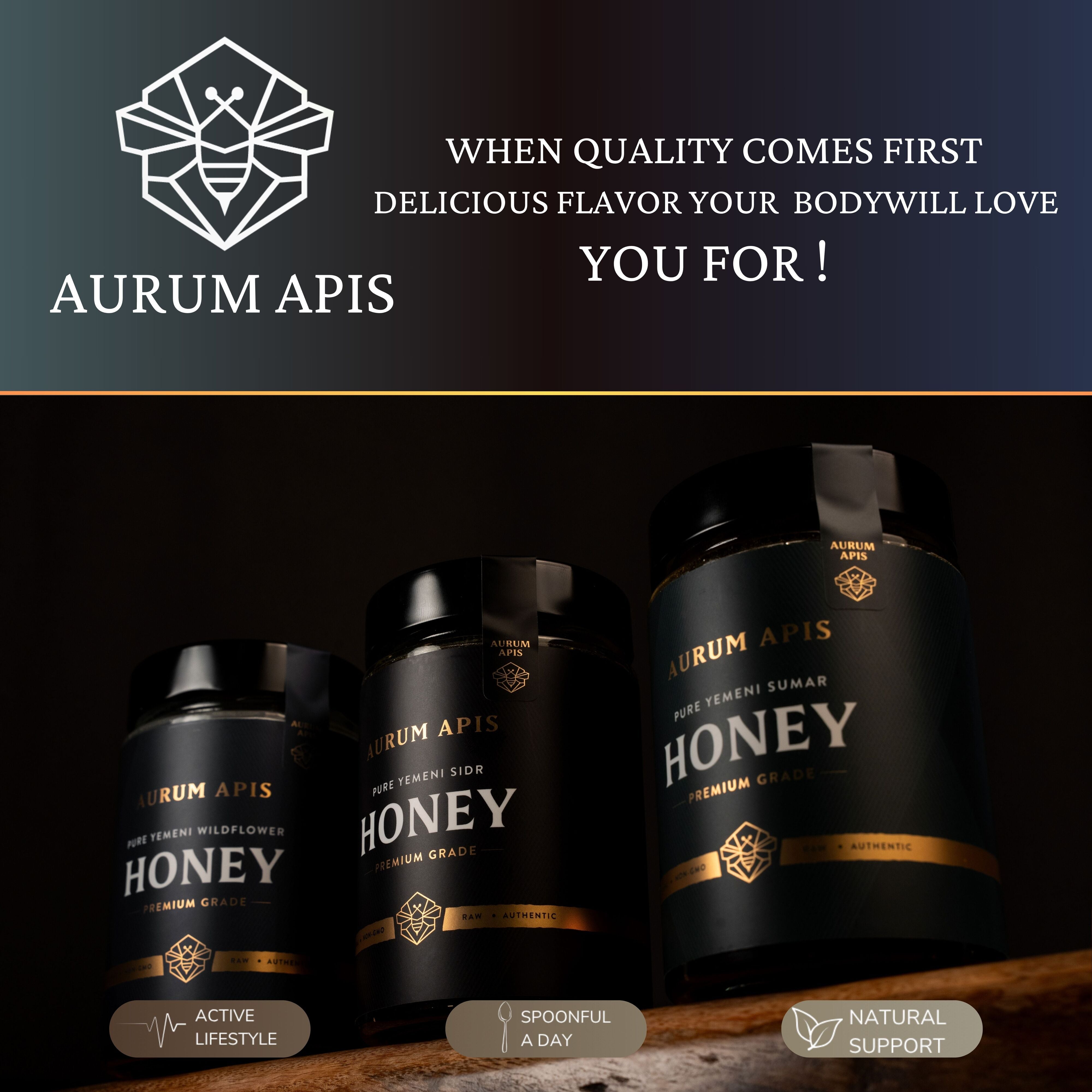Yemeni Honey Gift Box – Premium 3-Jar Honey Gift Set