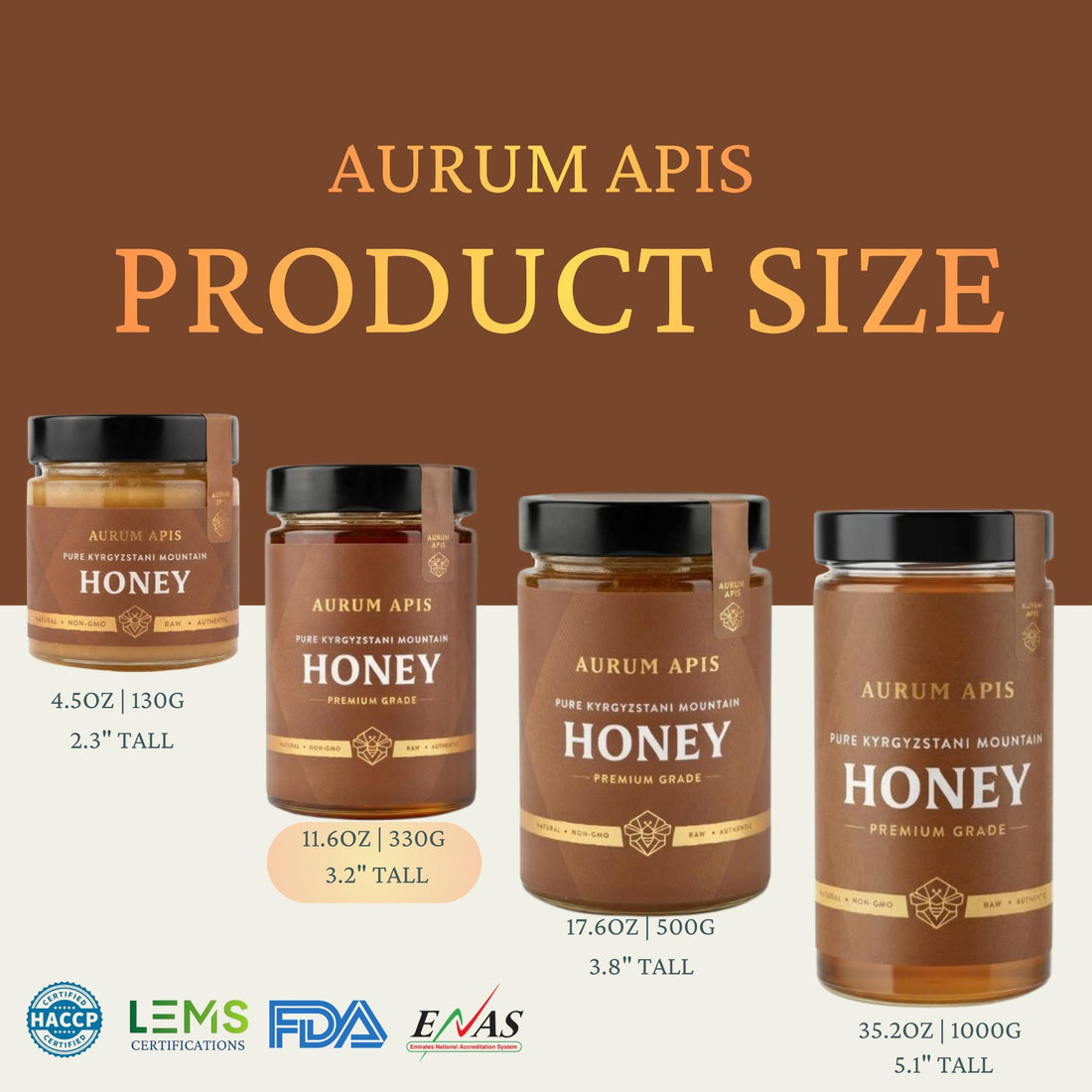 Kyrgyzstani Mountain Honey 100% Raw Organic Pure Honey