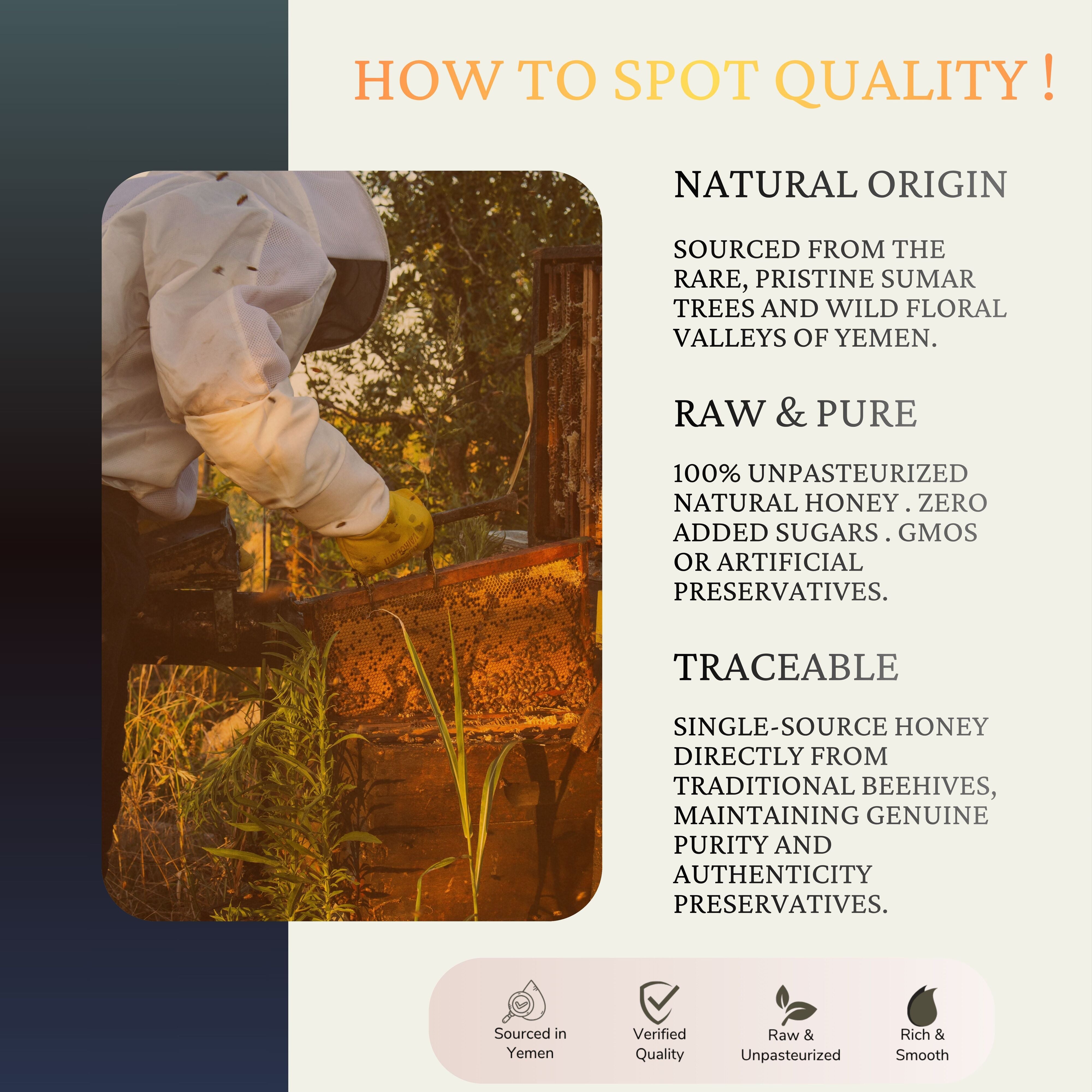 Yemeni Honey Gift Box – Premium 3-Jar Honey Gift Set