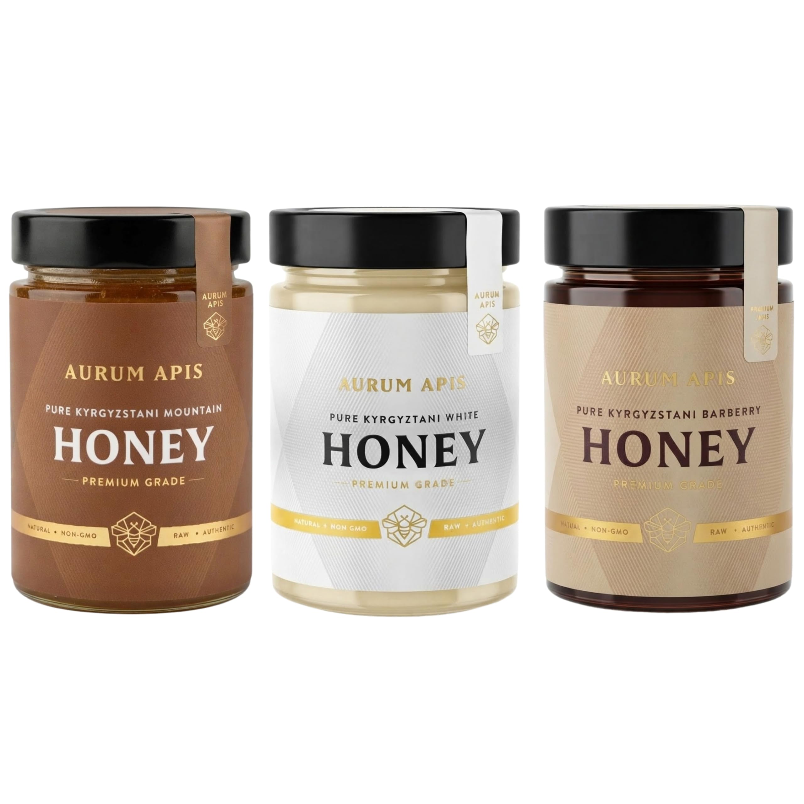 Kyrgyzstani Honey Gift Box- (Pack of 3) - 100% Pure Honey
