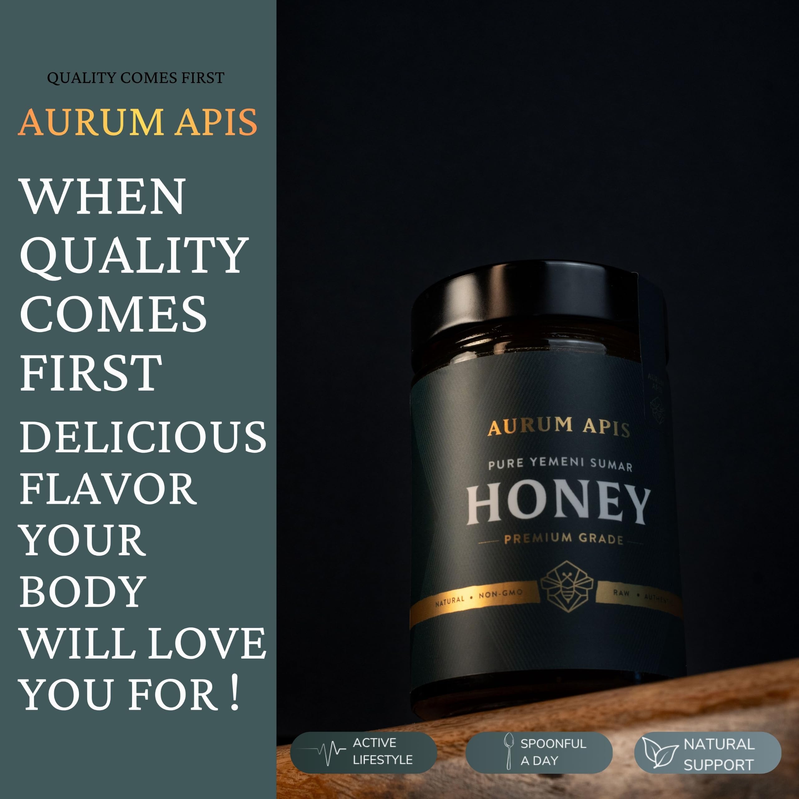 Yemeni Sumar Honey 100% Raw Organic Pure Honey