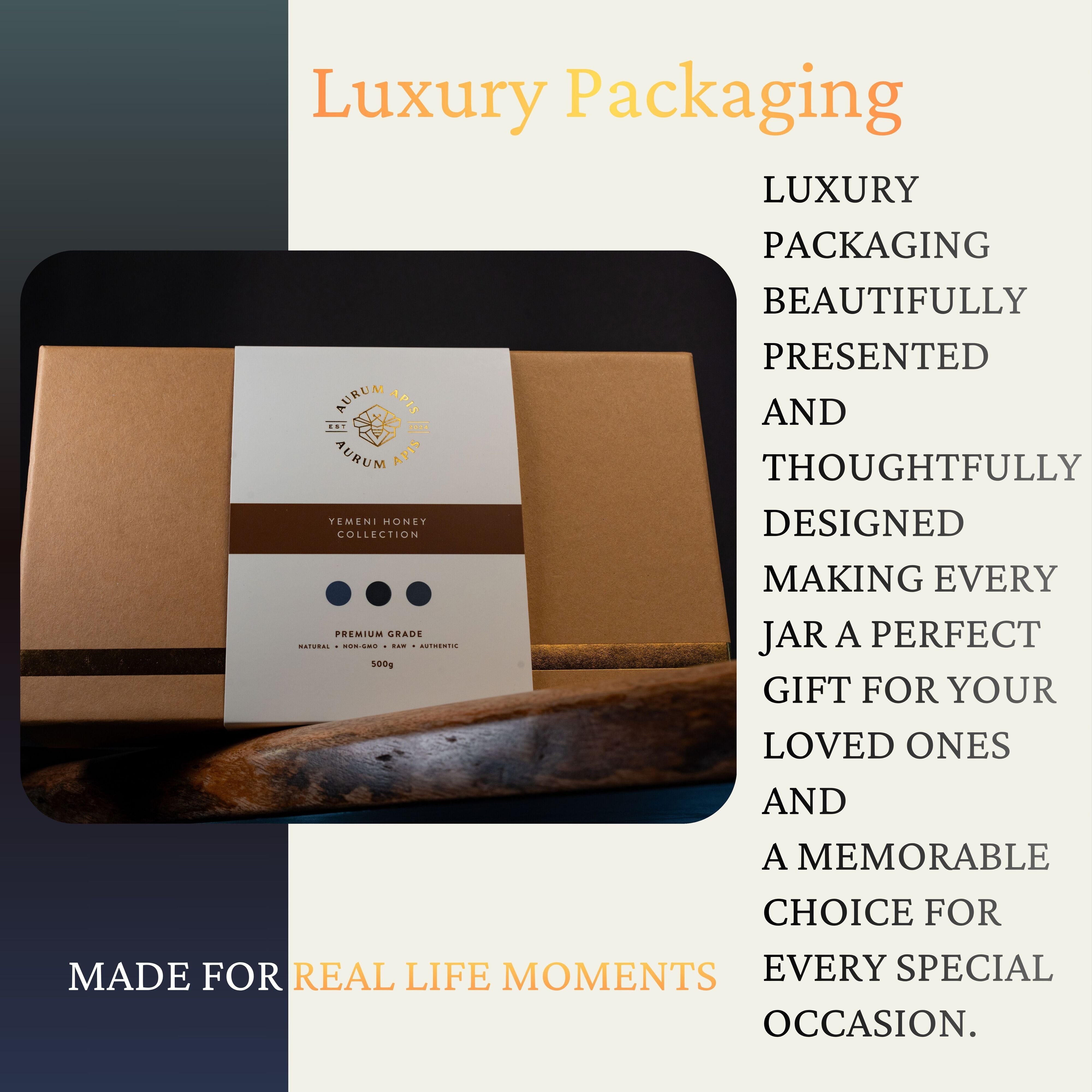 Yemeni Honey Gift Box – Premium 3-Jar Honey Gift Set