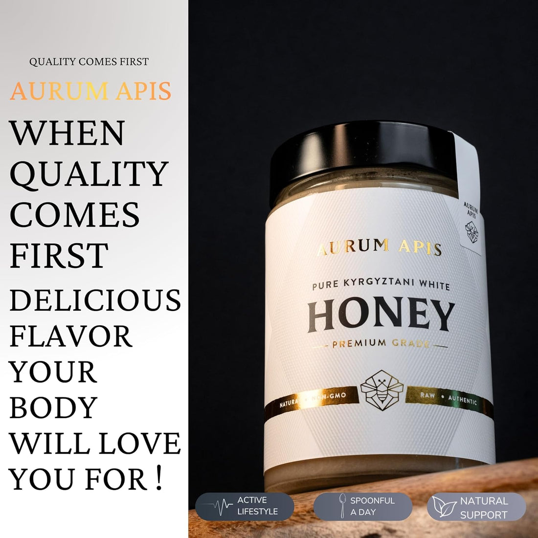 Kyrgyzstani White Honey – Premium Raw Honey