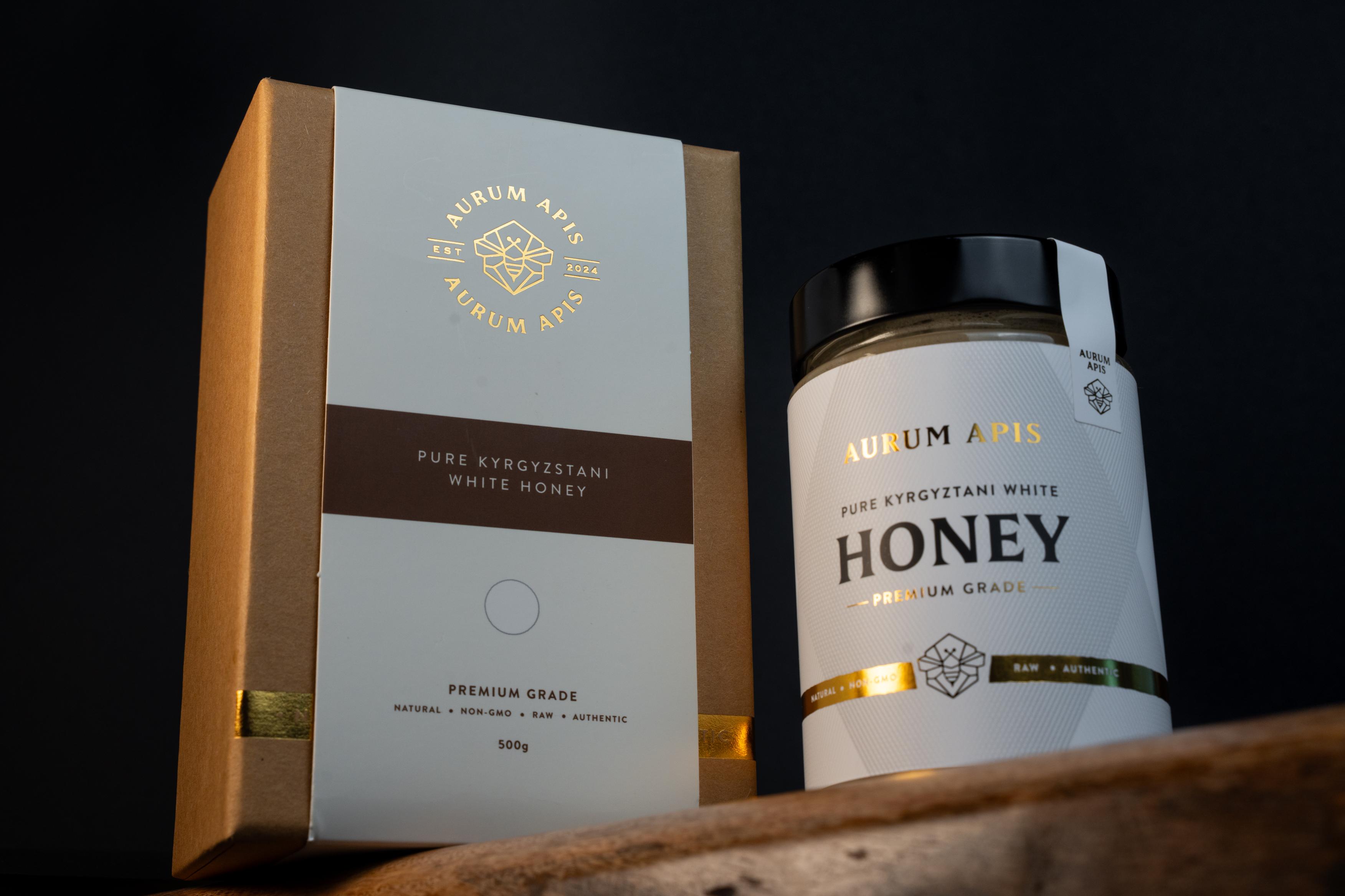 Kyrgyzstani White Honey -Premium Grade- Pure& Raw Honey