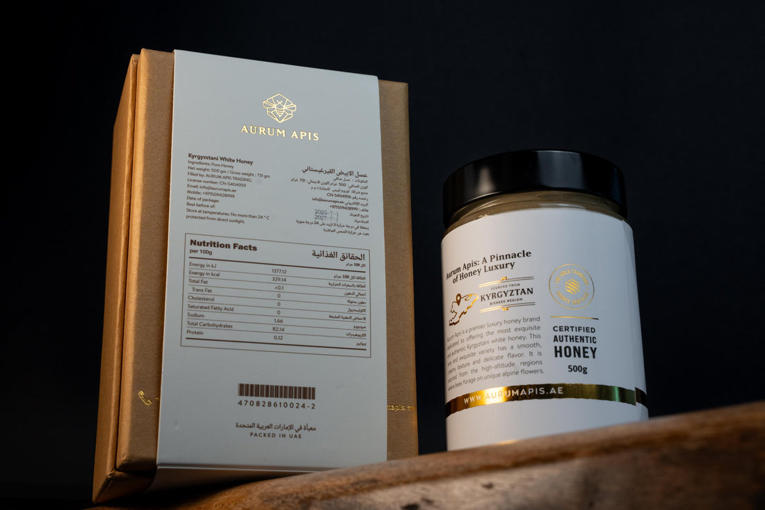 Kyrgyzstani White Honey -Premium Grade- Pure& Raw Honey