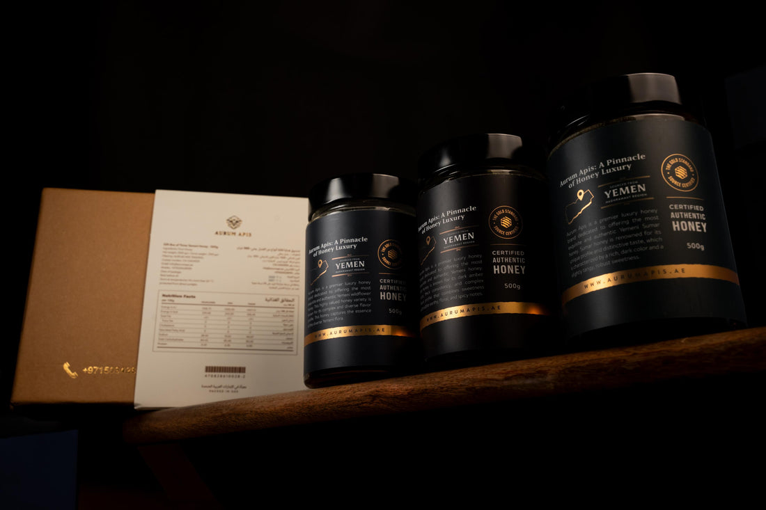 Yemeni Honey - Gift Box (Pack of 3) Premium Grade - Pure & Raw Honey