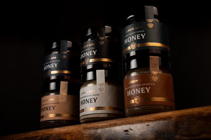 Yemeni & Kyrgyzstani Honey Gift Box (Pack of 6) - Premium Grade Raw Honey