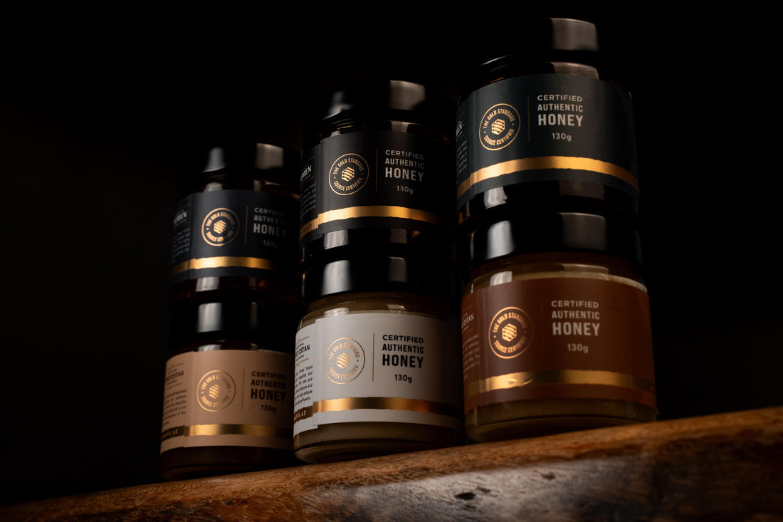 Yemeni & Kyrgyzstani Honey Gift Box (Pack of 6) - Premium Grade Raw Honey