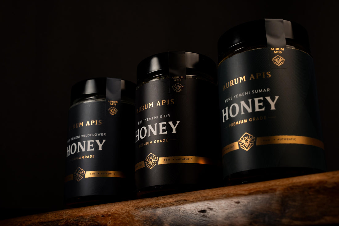 Yemeni Honey - Gift Box (Pack of 3) Premium Grade - Pure & Raw Honey