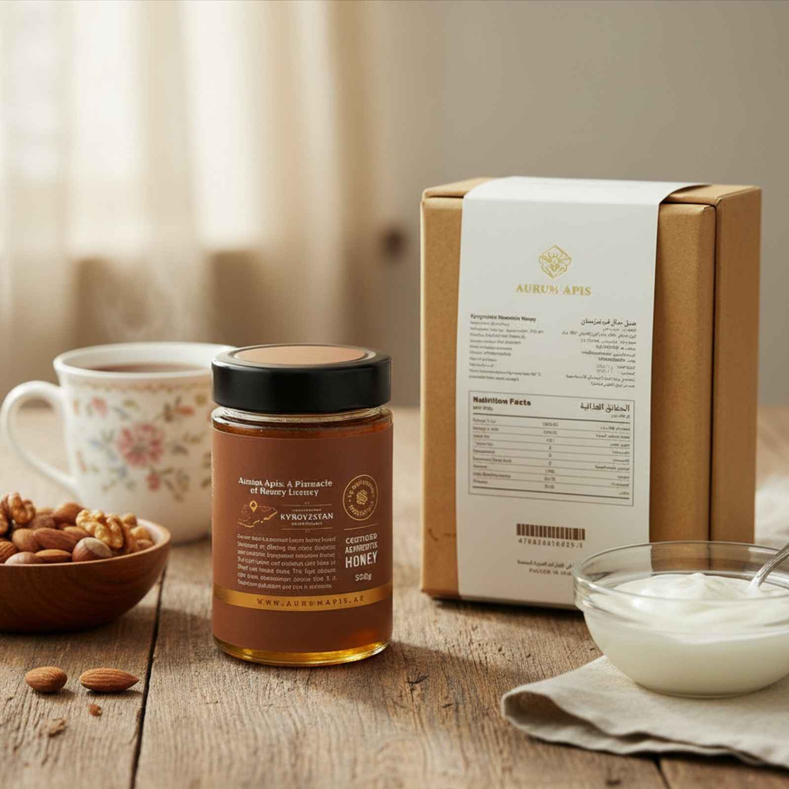 Kyrgyzstani Mountain Honey 100% Raw Organic Pure Honey