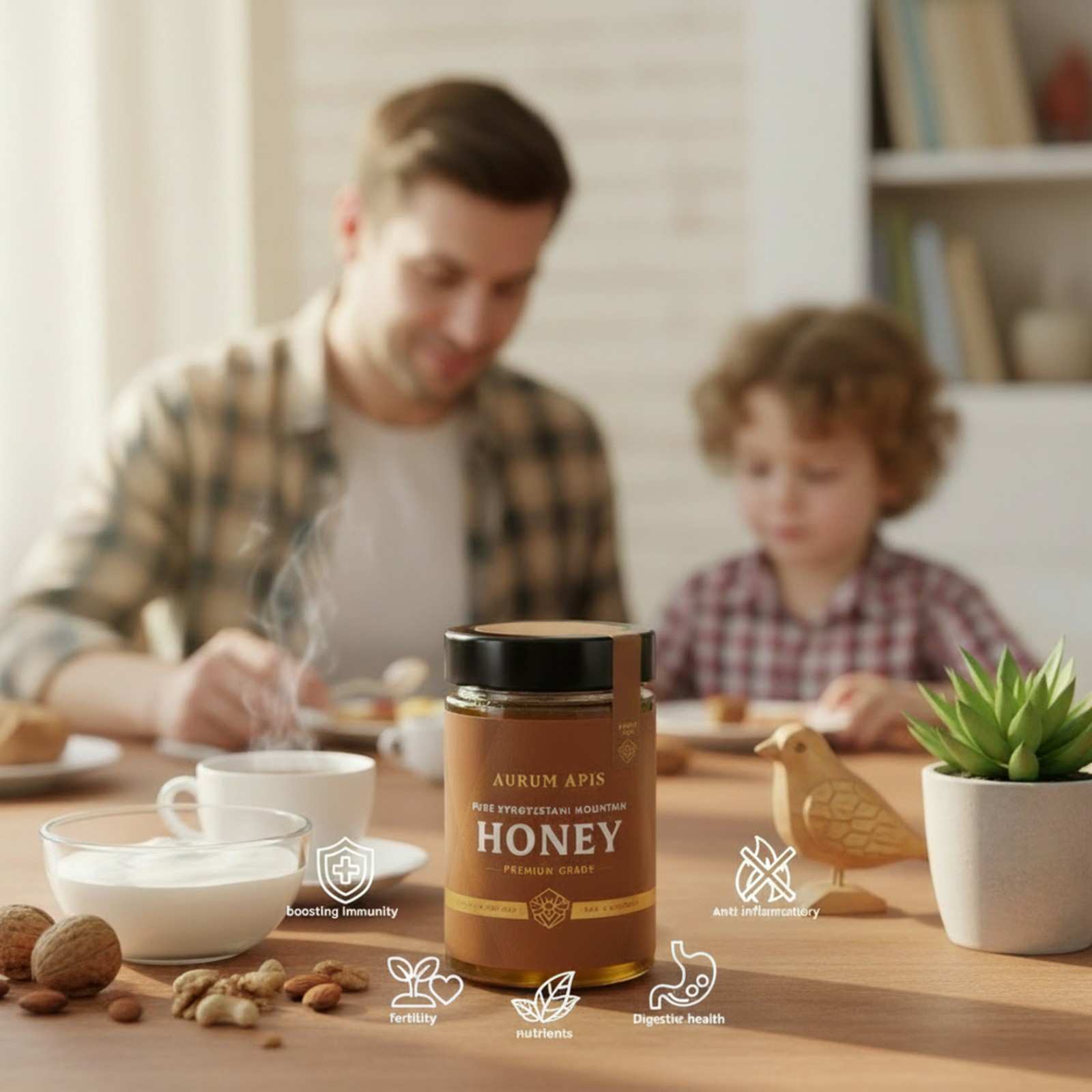 Kyrgyzstani Mountain Honey 100% Raw Organic Pure Honey