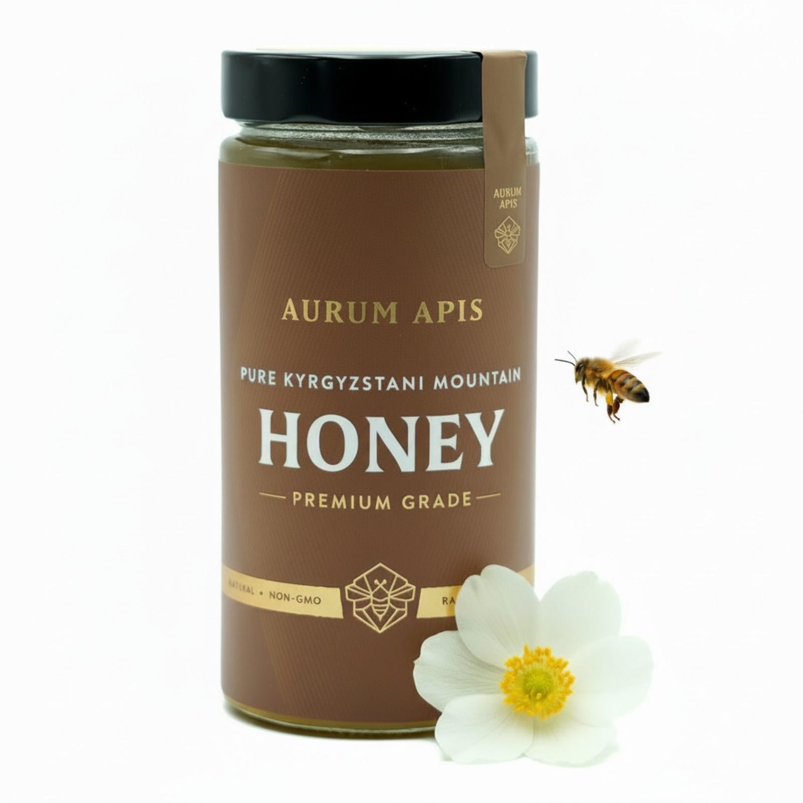 Kyrgyzstani Mountain Honey 100% Raw Organic Pure Honey