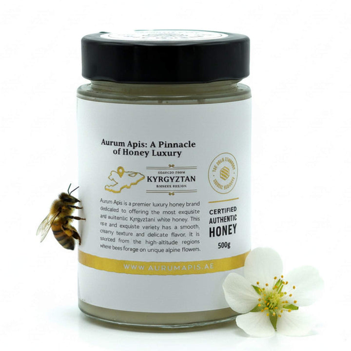 Kyrgyzstani White Honey -Premium Grade- Pure& Raw Honey