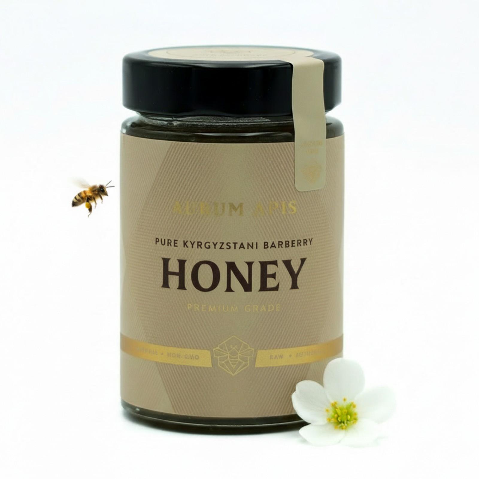 Kyrgyzstani Barberry Honey 100% Raw Organic Pure Honey
