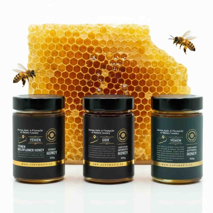 Yemeni Honey - Gift Box (Pack of 3) Premium Grade - Pure & Raw Honey