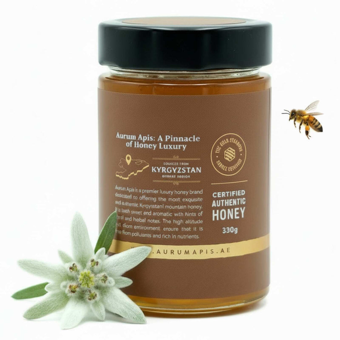 Kyrgyzstani Mountain Honey 100% Raw Organic Pure Honey