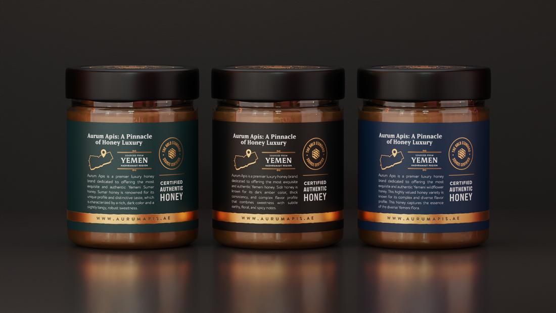 Gift Box Yemeni Honey - Premium Raw Sampler by Aurum Apis | | Aurum Apis