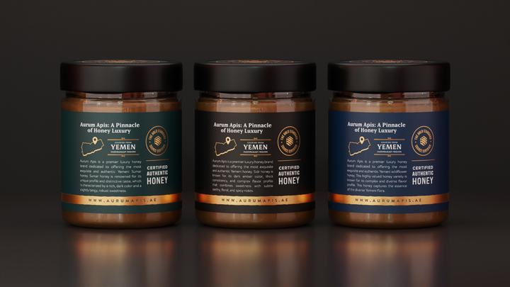 Gift Box Yemeni Honey - Premium Raw Sampler by Aurum Apis | | Aurum Apis