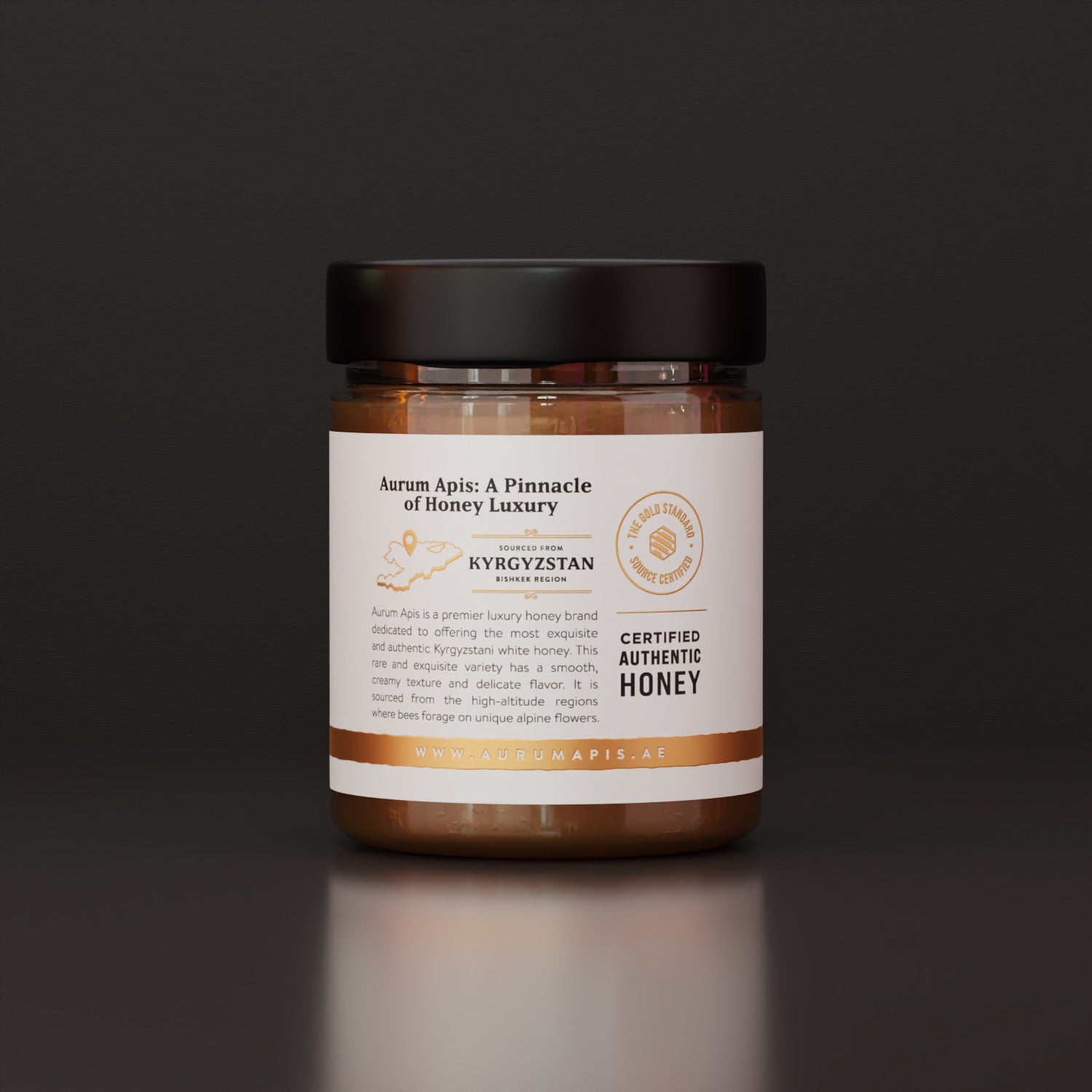 Kyrgyzstani White Honey Aurum Apis Premium - Raw & Pure | | Aurum Apis