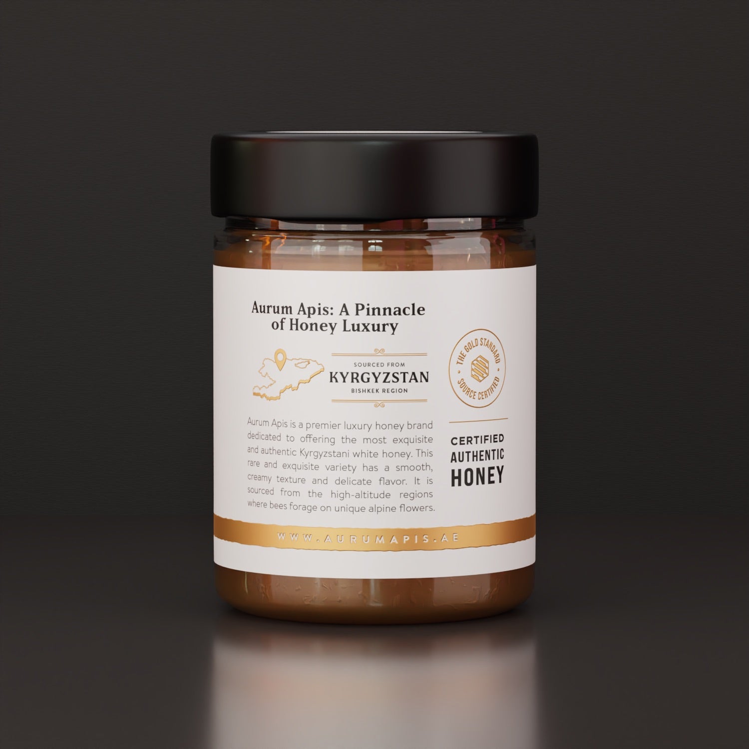 Kyrgyzstani White Honey Aurum Apis Premium - Raw & Pure | | Aurum Apis