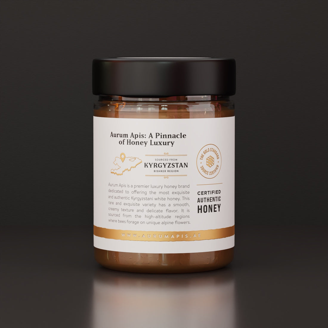 Kyrgyzstani White Honey Aurum Apis Premium - Raw & Pure | | Aurum Apis