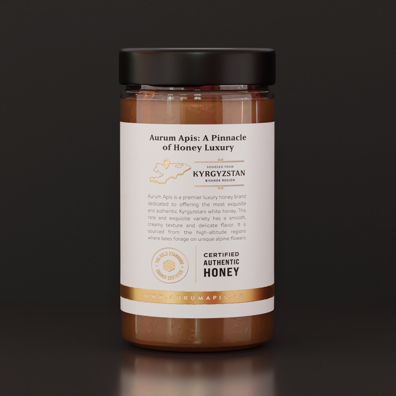 Kyrgyzstani White Honey Aurum Apis Premium - Raw & Pure | | Aurum Apis