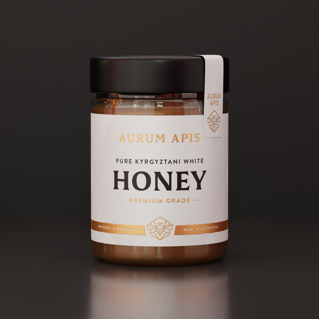 Kyrgyzstani White Honey Aurum Apis Premium - Raw & Pure | 500 g | Aurum Apis