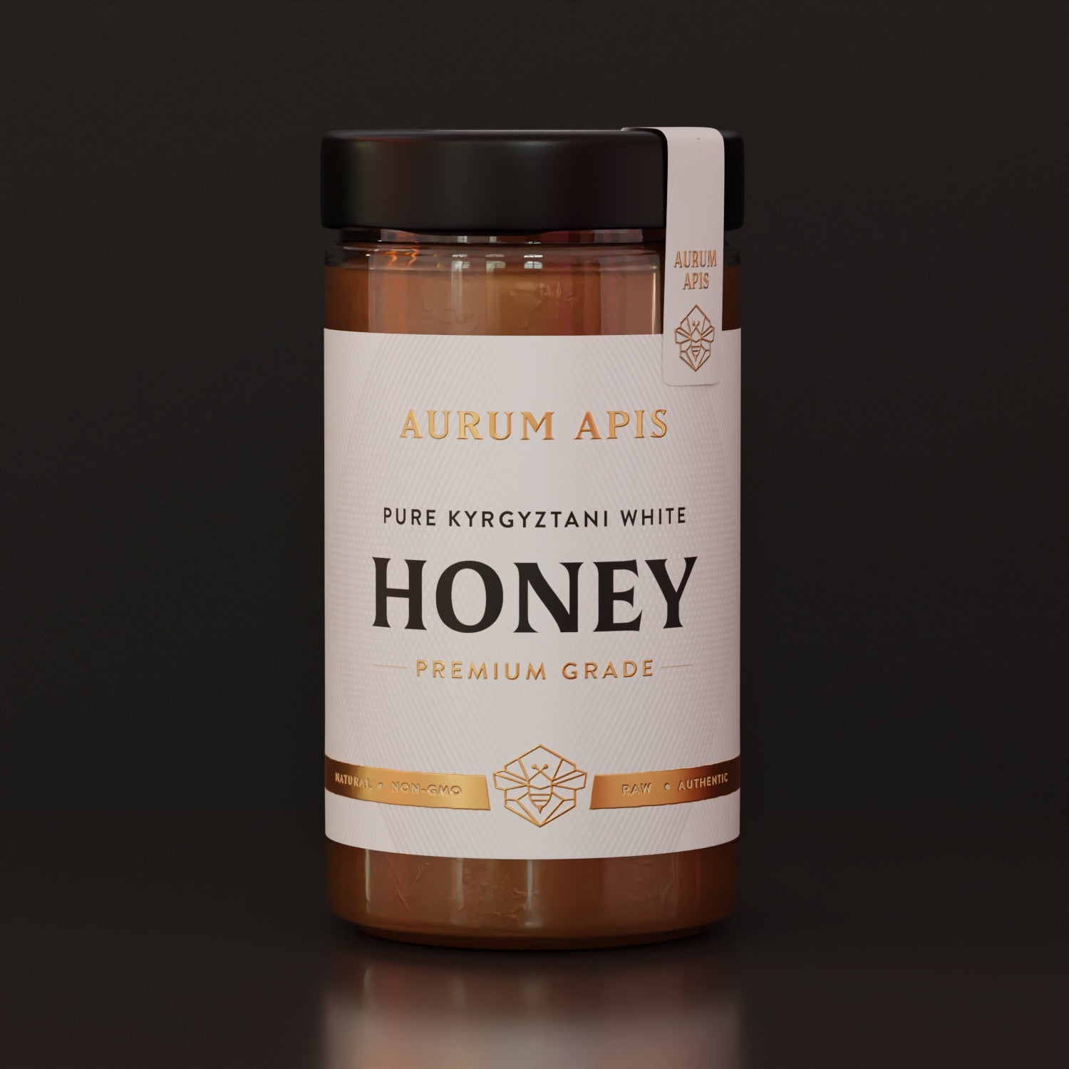 Kyrgyzstani White Honey Aurum Apis Premium - Raw & Pure | 1 Kg | Aurum Apis