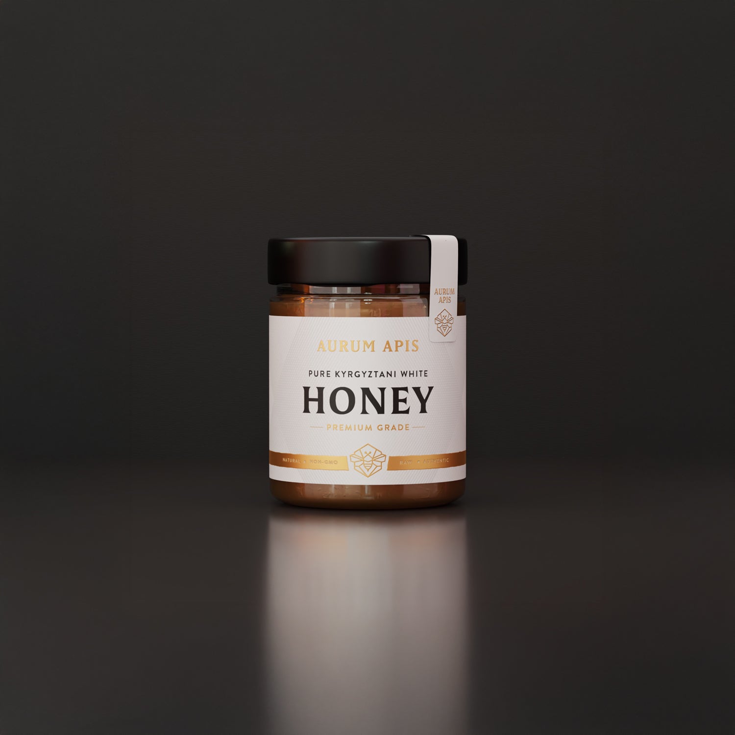 Kyrgyzstani White Honey Aurum Apis Premium - Raw & Pure | 330g | Aurum Apis