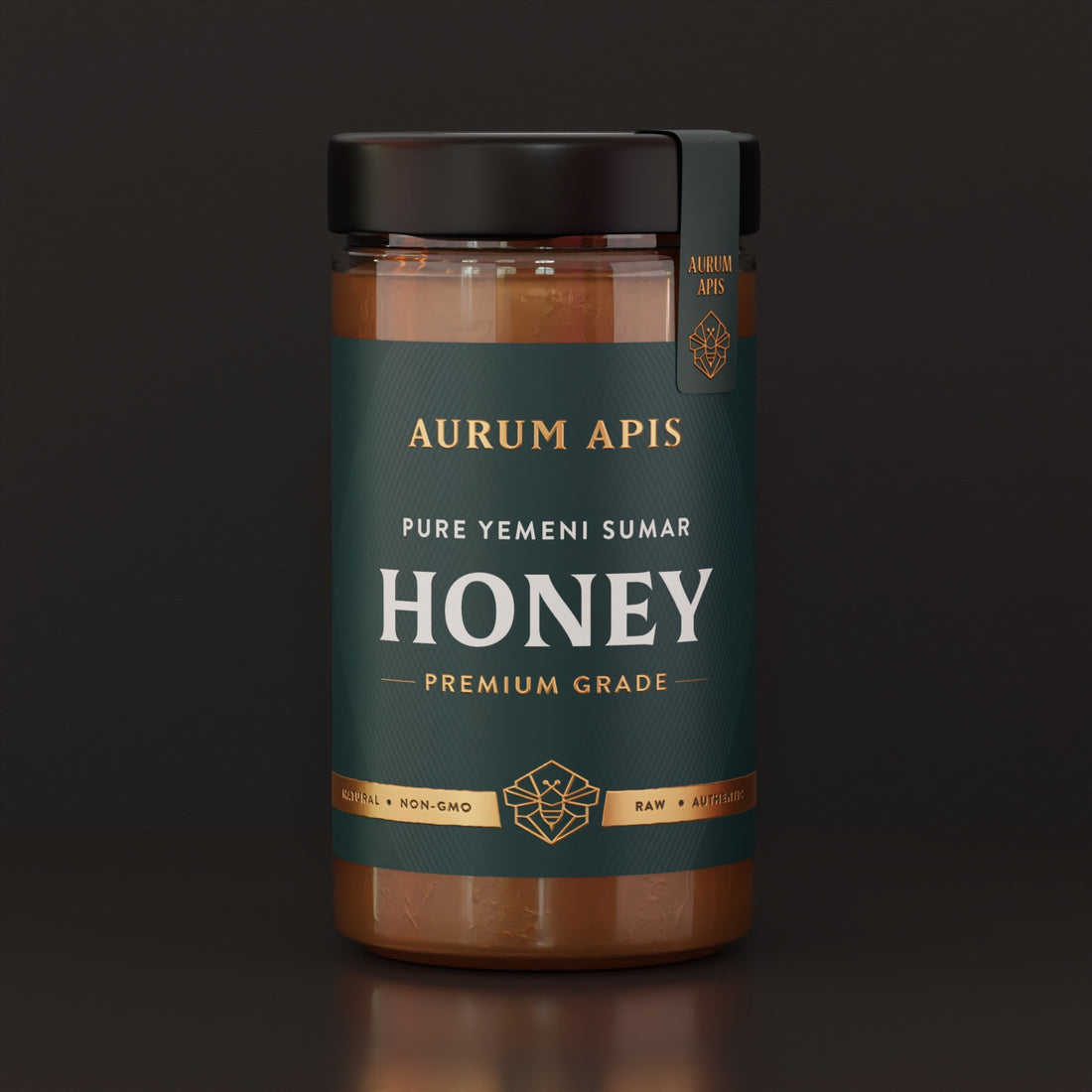 Yemeni Sumar Aurum Apis Premium Honey - Pure & Organic | 1 Kg | Aurum Apis
