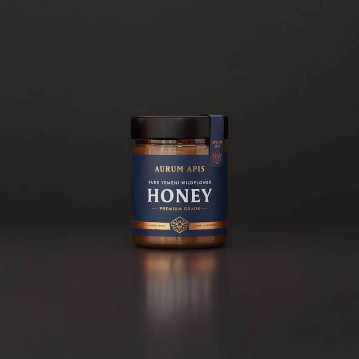 Aurum Apis Premium Grade Yemeni Wildflower Honey | 330g | Aurum Apis